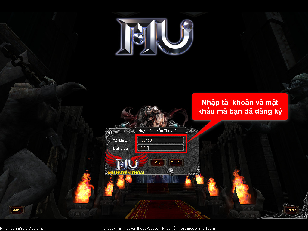 Chức năng chính của Game MU Nét Việt